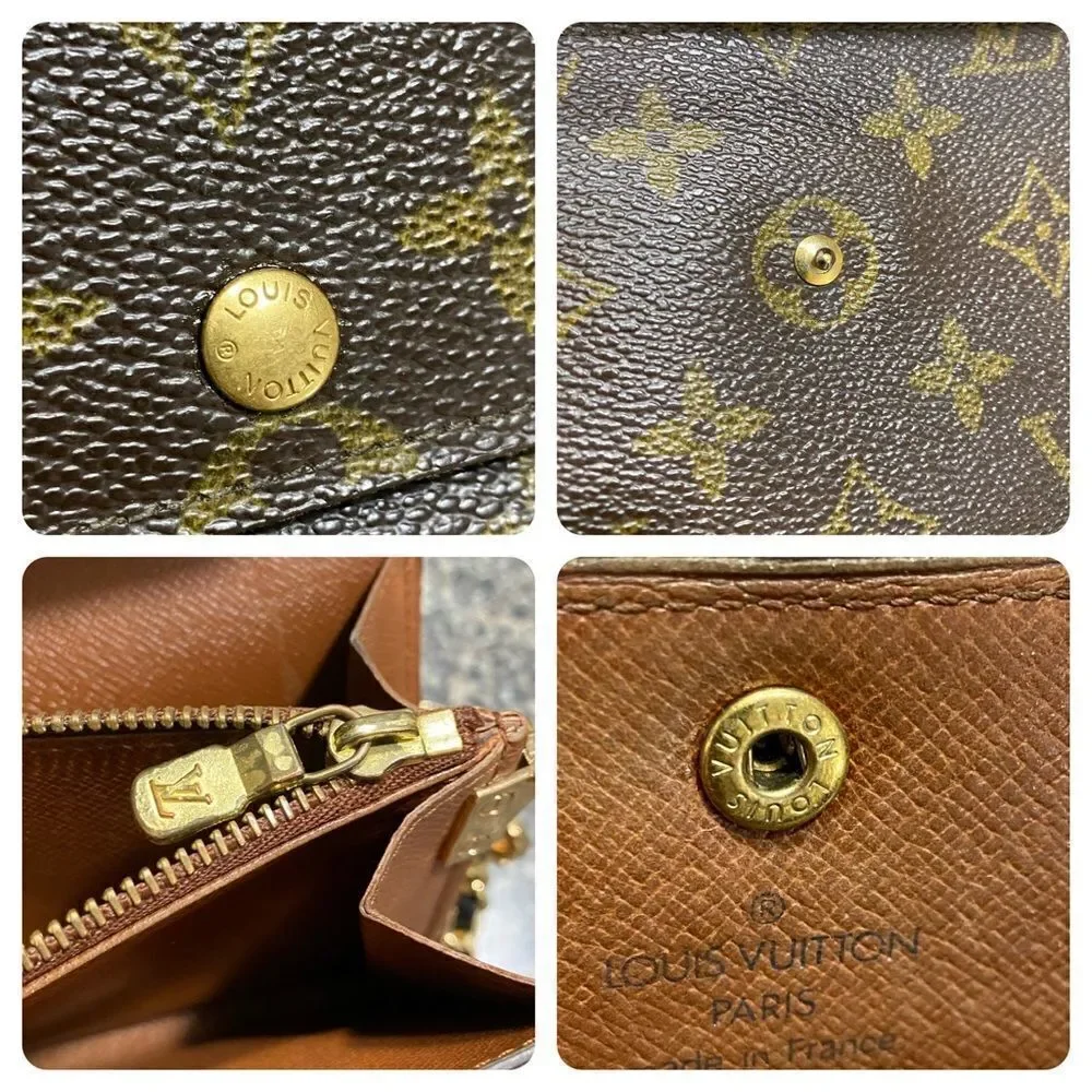 LOUIS VUITTON Monogram Sarah Wallet to Shoulder Bag 💼 W17 - Picture 9 of 14